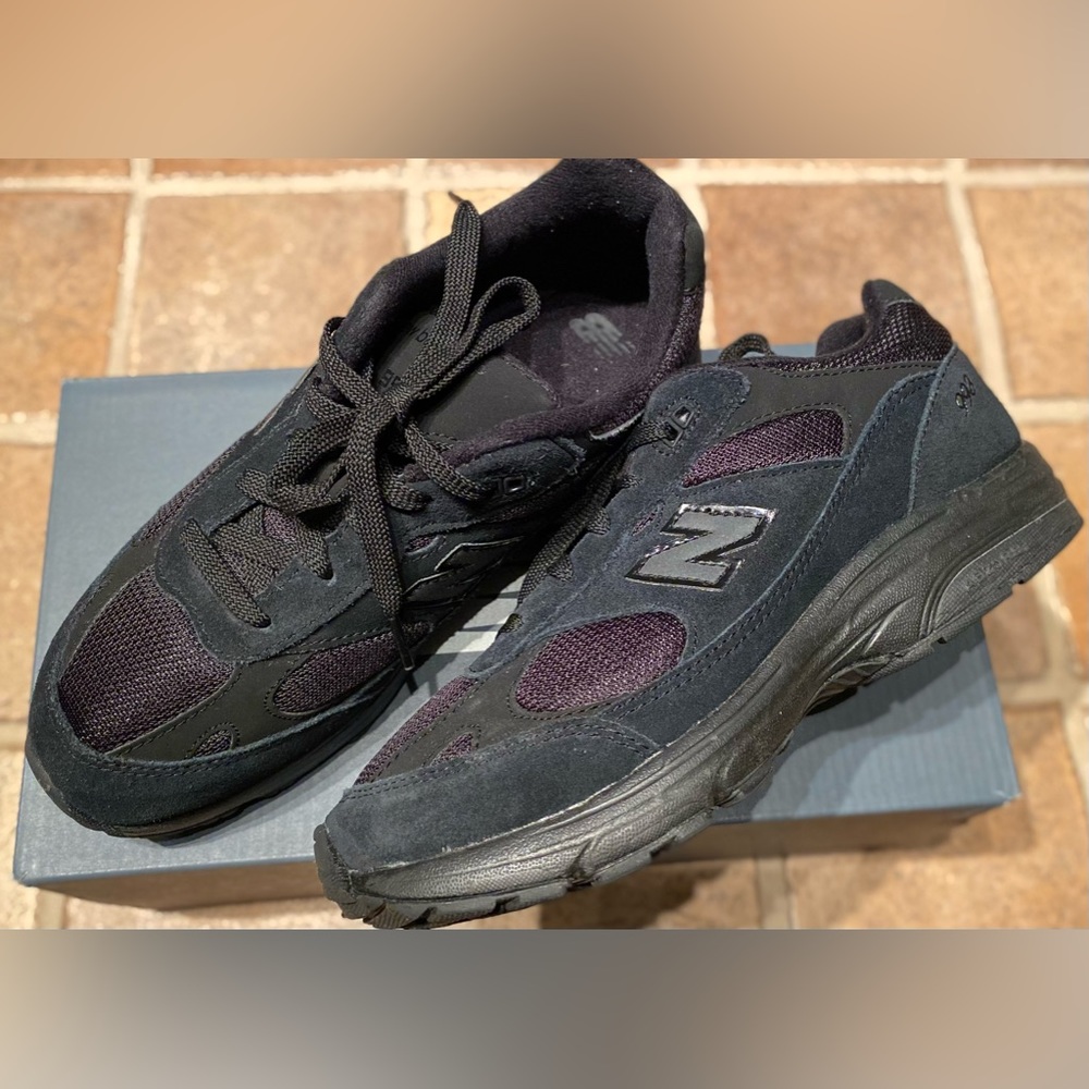New Balance 993 Triple Black Kids Gradeschool Size:6